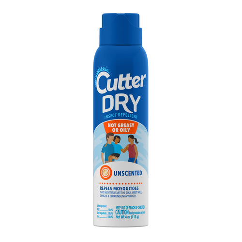 Dry Insect Repellent Mosquitoes Unscented Aerosol 4Oz